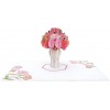 Carnation Bouquet Pop Up Card