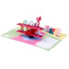Love in The Air (Plane) 3D Popup Greeting Card