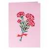 Carnations Pop Up Card