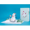 Snowman Pop Up Christmas Card…