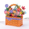 Flower Basket Pop Up Card