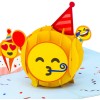 Partying Emoji Pop Up Birthday Card