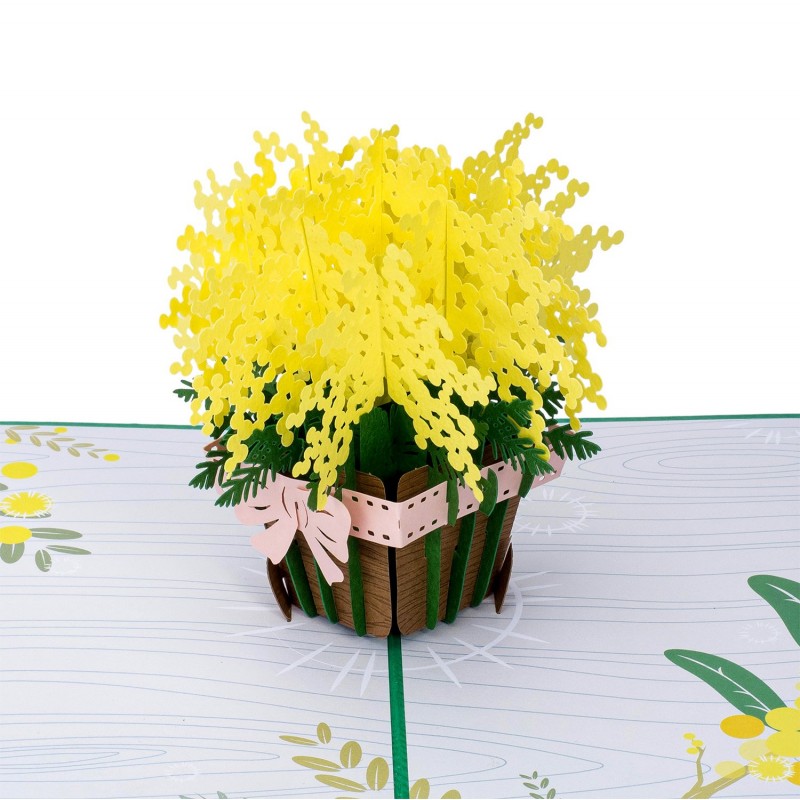 Mimosa Pop Up Card