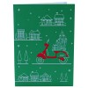 Santa's Biker Pop Up Christmas Card