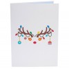 Reindeer Ornament Pop Up Christmas Card…